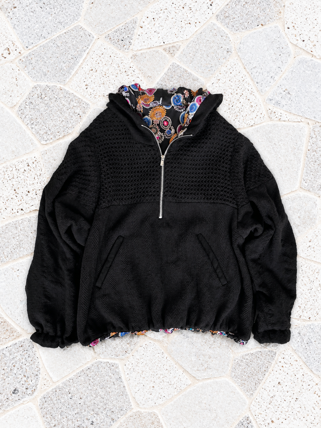 GEOFFREY B.SMALL Tailored Relaxed Living Hooded Pullover