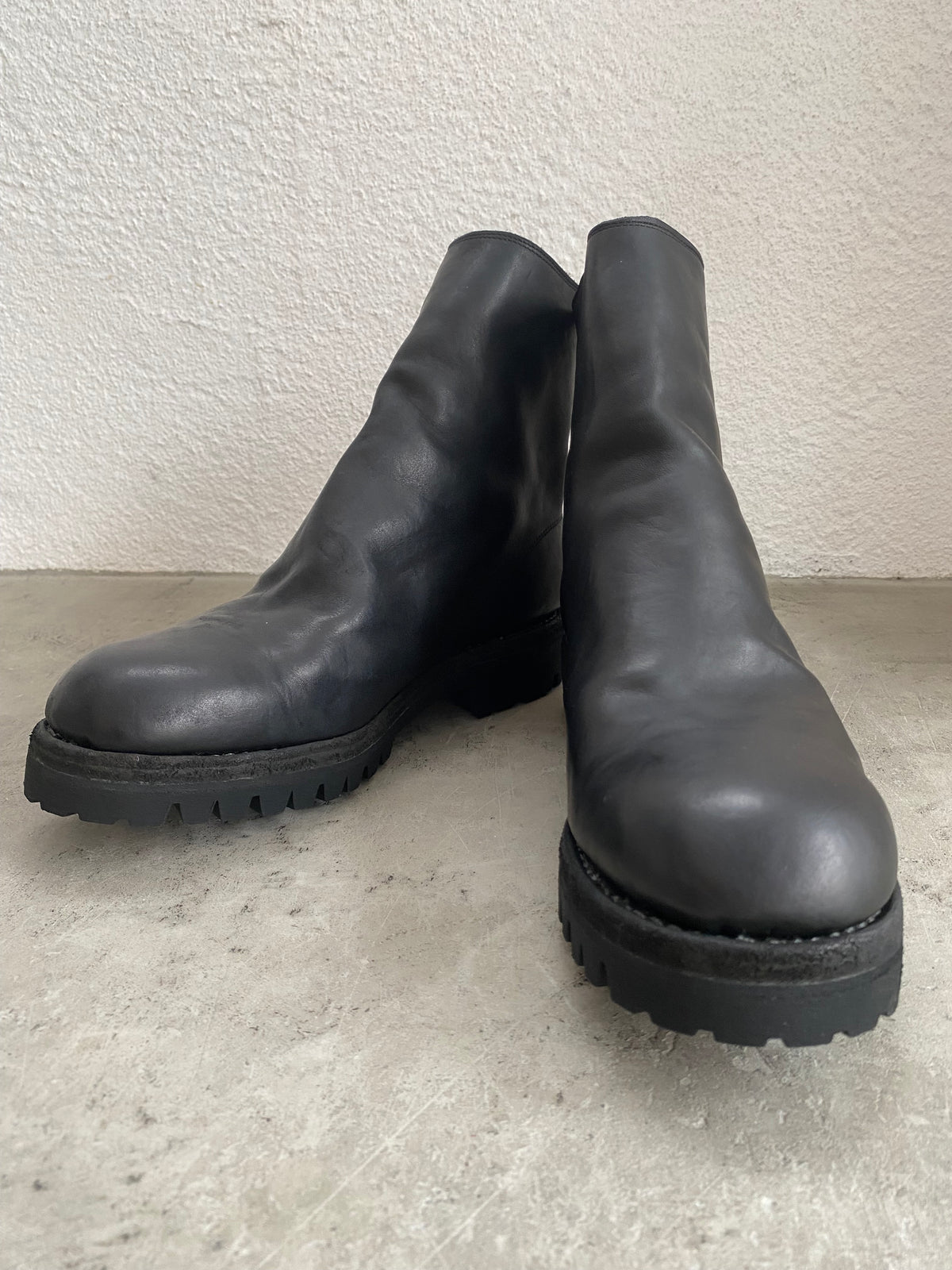 GUIDI Back Zip Boots Vibram 796V Men's