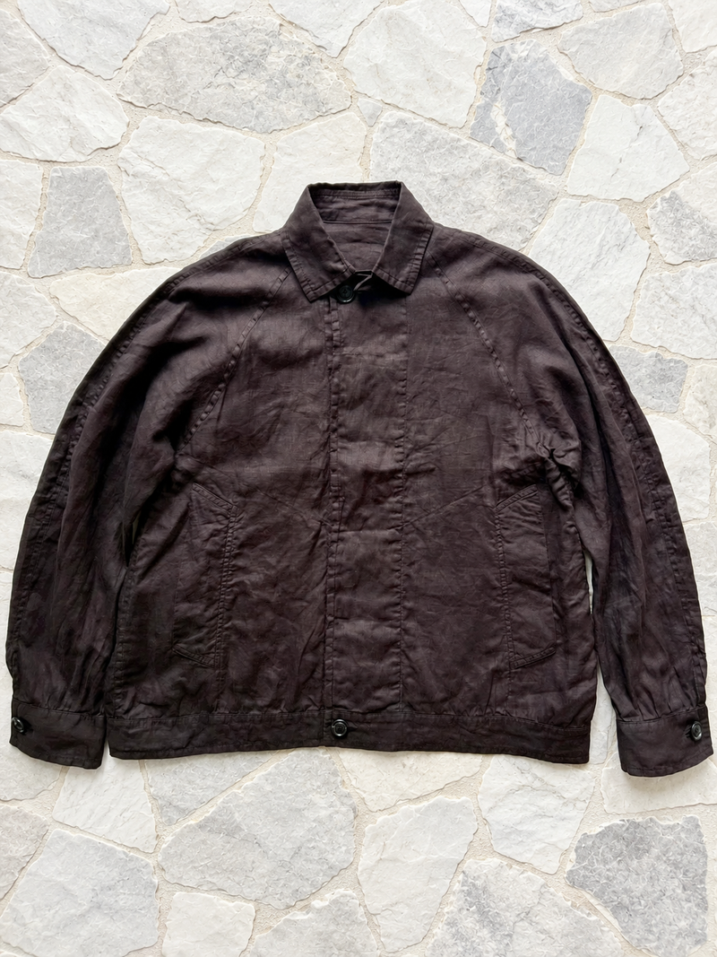 GEOFFREY B.SMALL Advanced Fly Front Blouson Brown