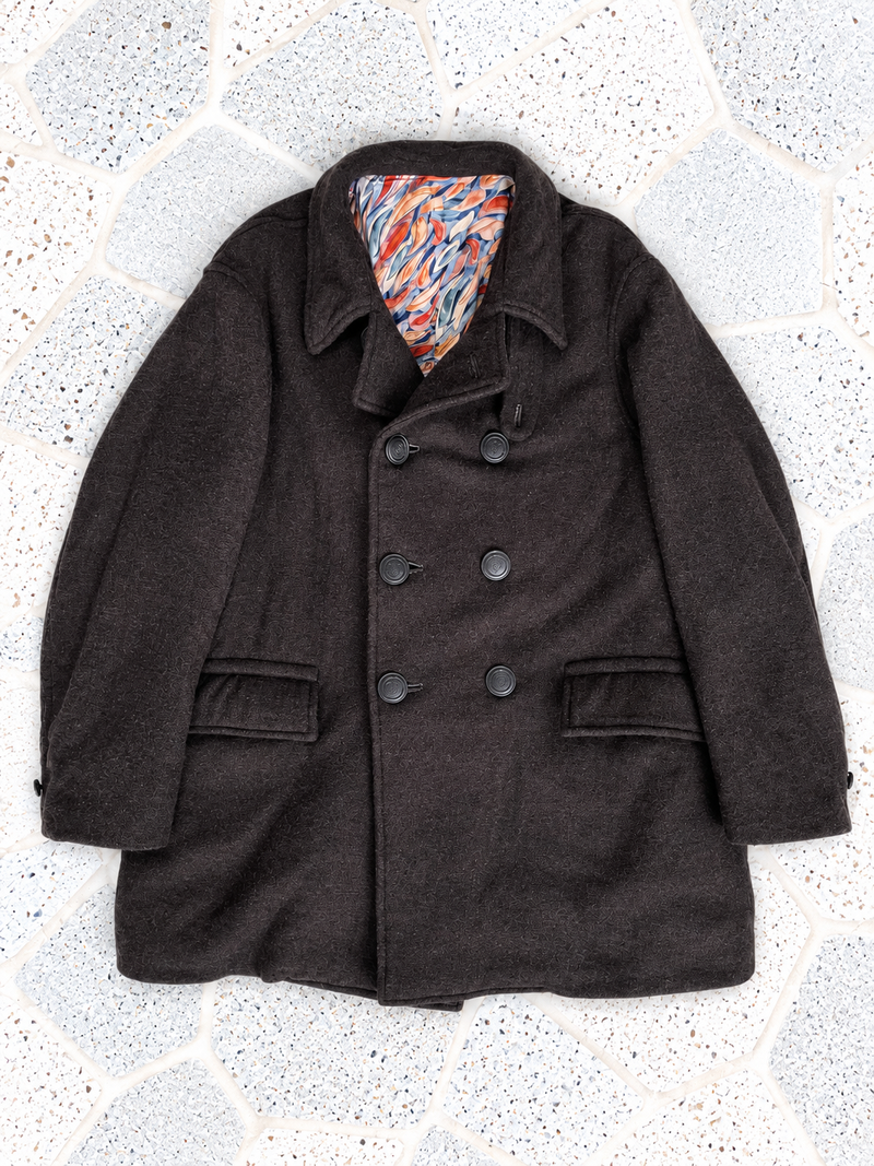 GEOFFREY B.SMALL 1900's Double Breasted Atelier Coat