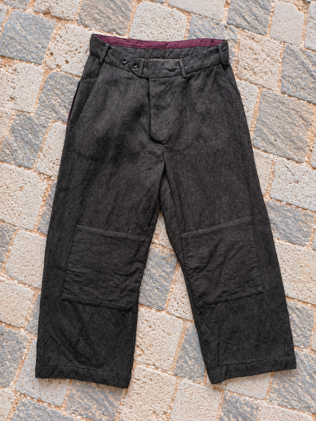 Atelier Suppan High Waist Belt Trousers
