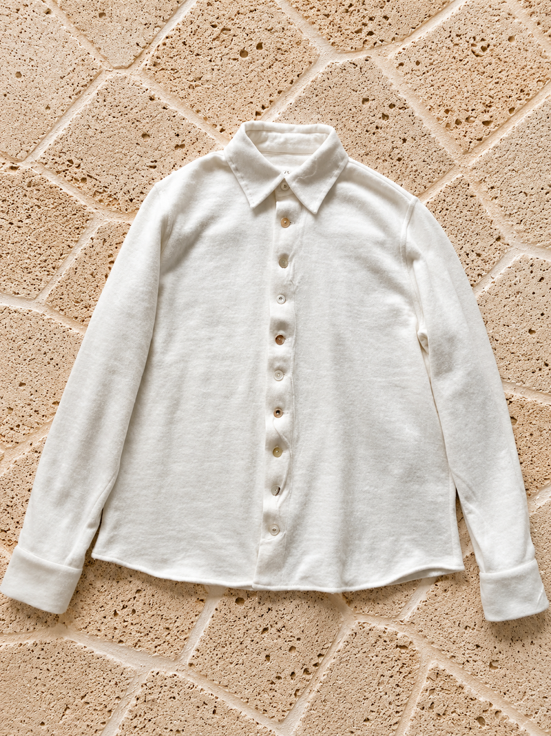 A TENTATIVE ATELIER Woollen Edge Shirt / Alvin