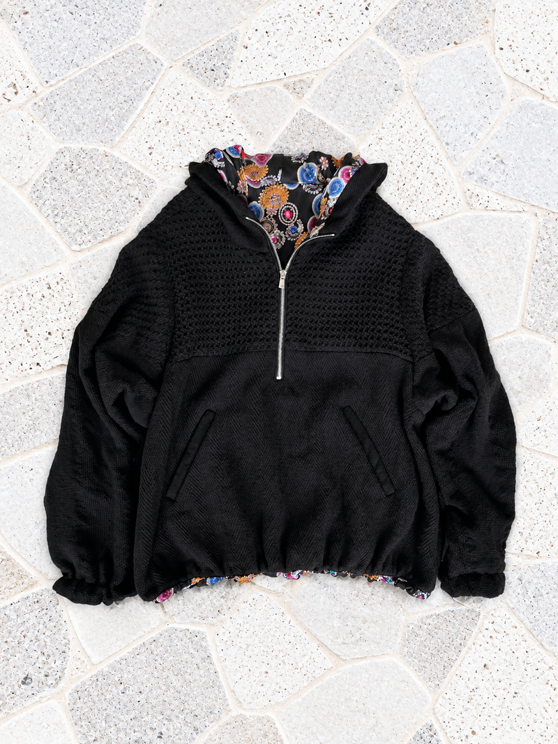 GEOFFREY B.SMALL Tailored Relaxed Living Hooded Pullover