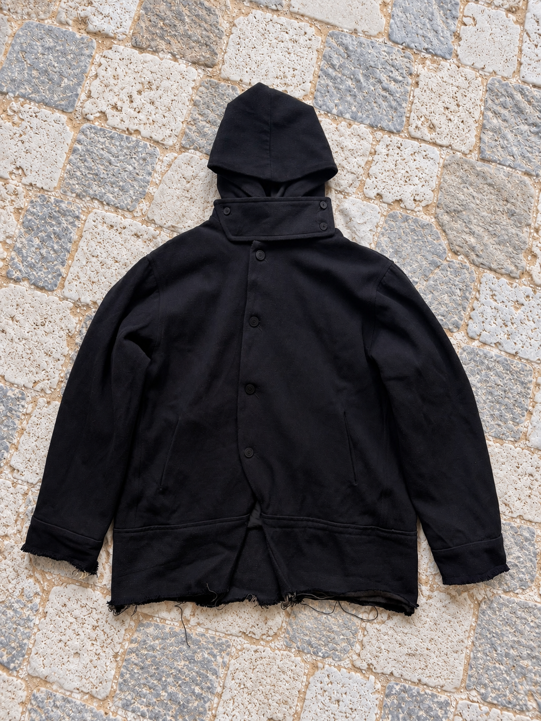 Atelier Suppan Hooded Bloson Wool-Denim