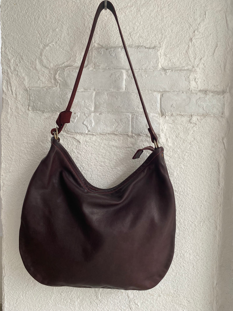 GUIDI Cross Body Bag Bordeaux Q20