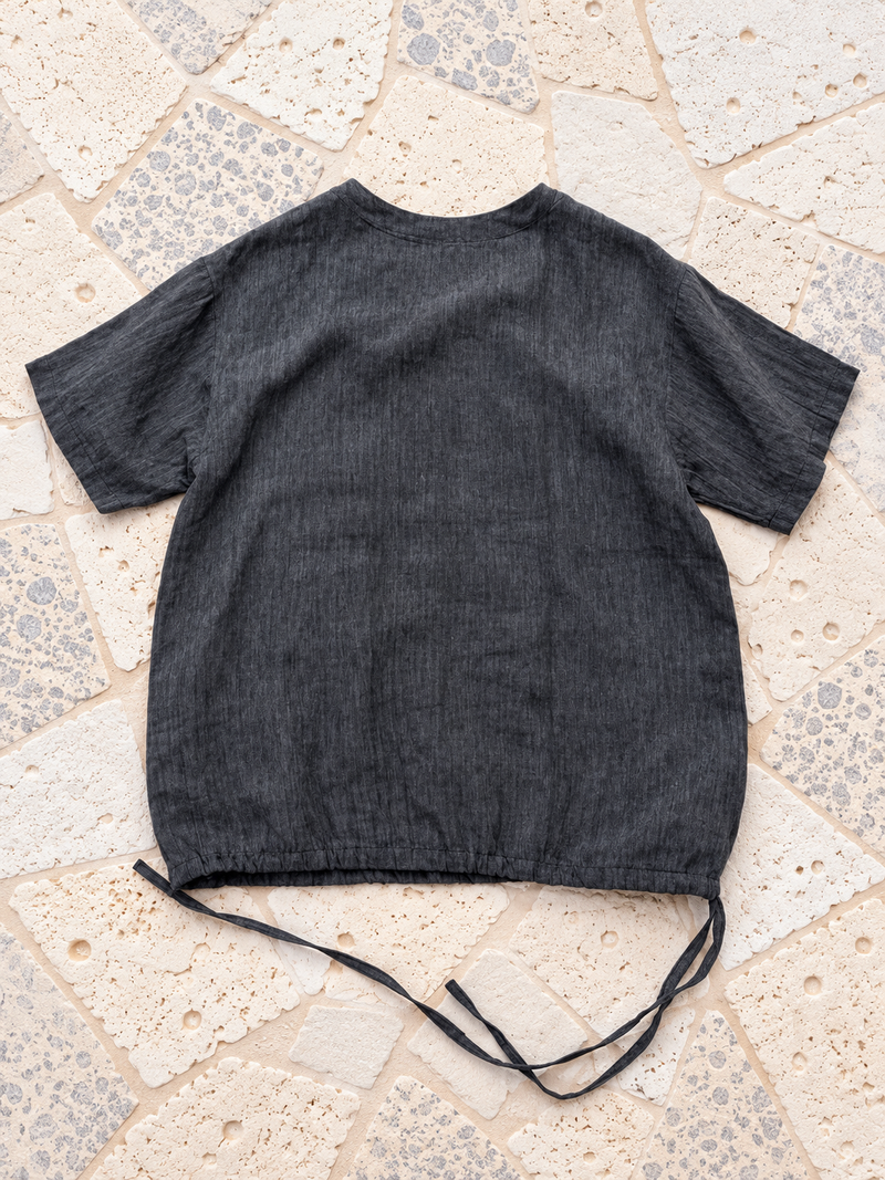 GEOFFREY B.SMALL Round Neck Tailored Drawstring Waisted T-Shirt