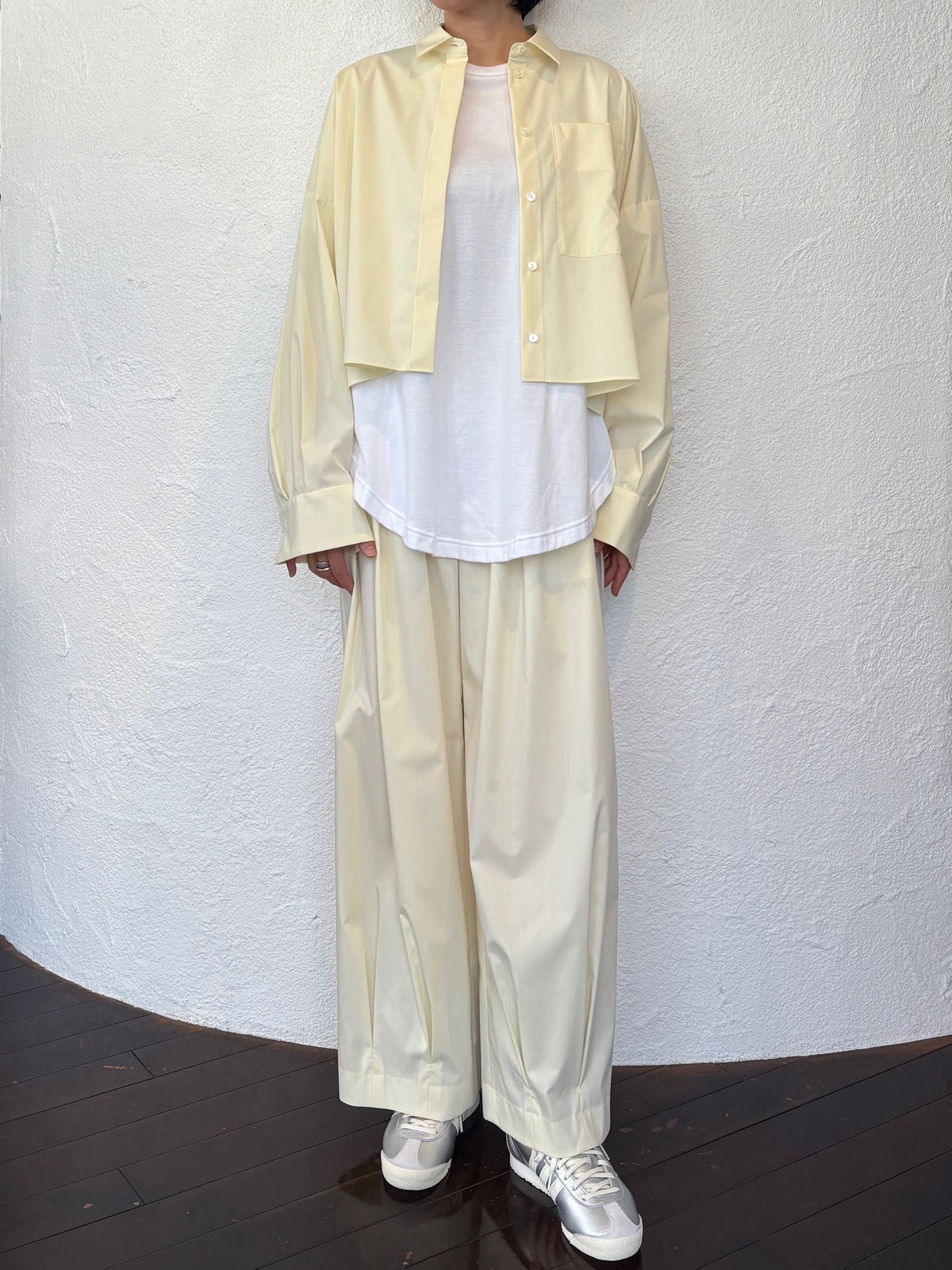 ENFOLD Tuck-Hem Wide-Cocoon Pants